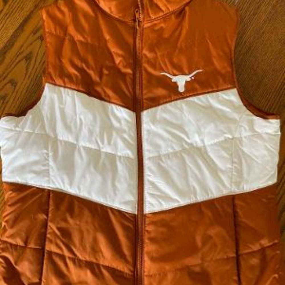 Reversable UT Longhorn  jacket vest